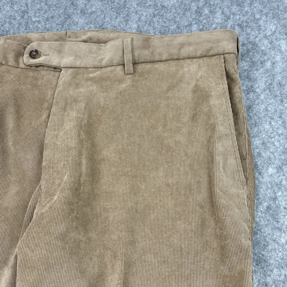 Peter Millar Pants Mens 38 Tan Nanoluxe Corduroy Trousers Preppy Stretch‎